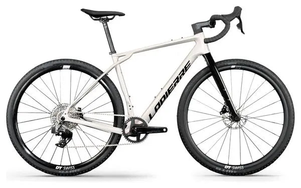 Vélo de Gravel Lapierre Crosshill CF 6.0 AXS Sram Rival XPLR AXS 12V 700 mm Blanc 2025 JARDINS LOISIRS