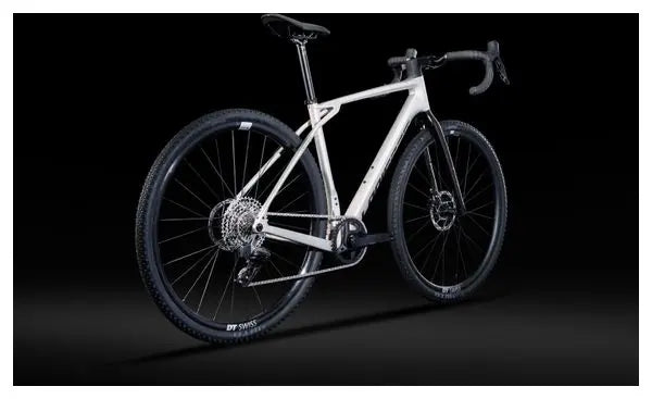 Vélo de Gravel Lapierre Crosshill CF 6.0 AXS Sram Rival XPLR AXS 12V 700 mm Blanc 2025 JARDINS LOISIRS