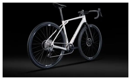 Vélo de Gravel Lapierre Crosshill CF 6.0 AXS Sram Rival XPLR AXS 12V 700 mm Blanc 2025 JARDINS LOISIRS