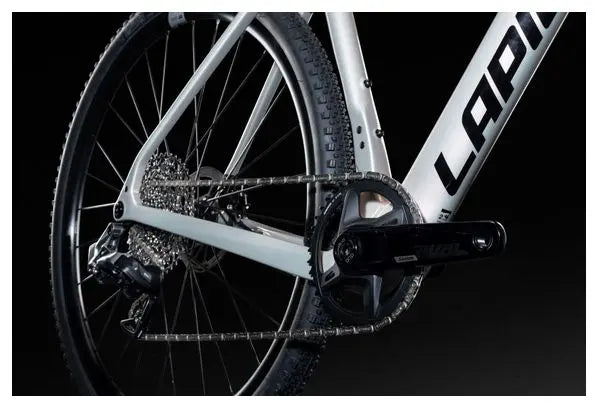 Vélo de Gravel Lapierre Crosshill CF 6.0 AXS Sram Rival XPLR AXS 12V 700 mm Blanc 2025 JARDINS LOISIRS
