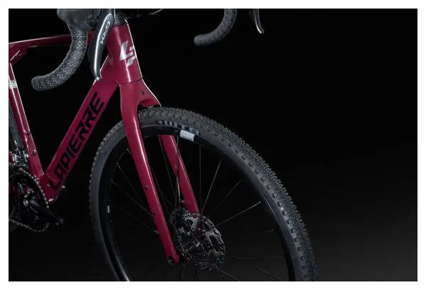 Vélo de Gravel Lapierre Crosshill CF 6.0 Shimano GRX 12V 700 mm Rouge 2025 JARDINS LOISIRS
