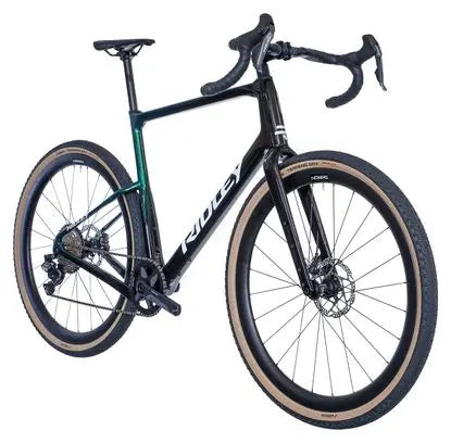 Vélo de Gravel Ridley Kanzo Adventure Shimano GRX Di2 11V 700 mm Vert Stellar Noir JARDINS LOISIRS