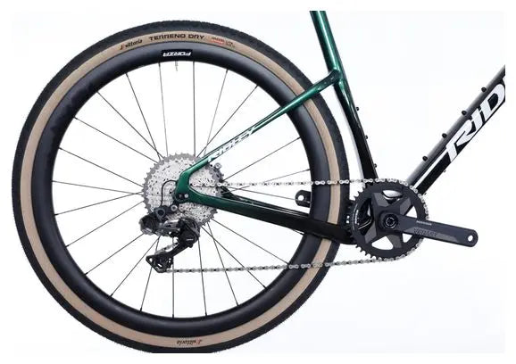 Vélo de Gravel Ridley Kanzo Adventure Shimano GRX Di2 11V 700 mm Vert Stellar Noir JARDINS LOISIRS