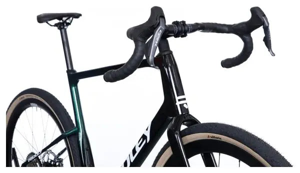 Vélo de Gravel Ridley Kanzo Adventure Shimano GRX Di2 11V 700 mm Vert Stellar Noir JARDINS LOISIRS