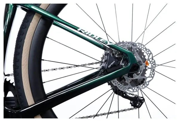 Vélo de Gravel Ridley Kanzo Adventure Shimano GRX Di2 11V 700 mm Vert Stellar Noir JARDINS LOISIRS