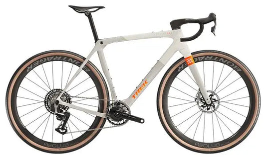Vélo de Gravel Trek Checkmate SLR 9 Sram Red XPLR AXS 13V 700 mm Blanc 2025 JARDINS LOISIRS