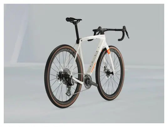 Vélo de Gravel Trek Checkmate SLR 9 Sram Red XPLR AXS 13V 700 mm Blanc 2025 JARDINS LOISIRS