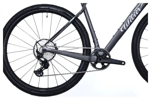 Vélo de Gravel Wilier Triestina Jena Shimano GRX 12V 700 mm Gris Smokey 2024 JARDINS LOISIRS