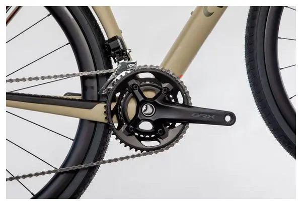 Vélo de Gravel Wilier Triestina Rave SLR Shimano GRX Di2 12V 700 mm Beige Sand Vert 2024 JARDINS LOISIRS