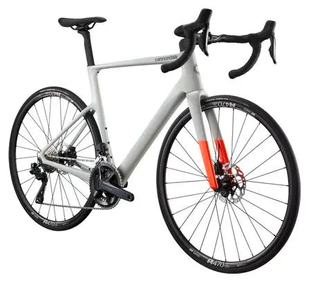 Vélo de Route Cannondale SuperSix Evo 3 Shimano 105 Di2 12V 700 mm Gris Craie JARDINS LOISIRS