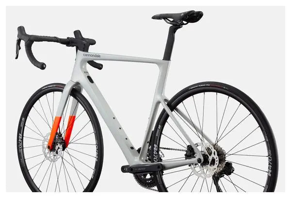 Vélo de Route Cannondale SuperSix Evo 3 Shimano 105 Di2 12V 700 mm Gris Craie JARDINS LOISIRS