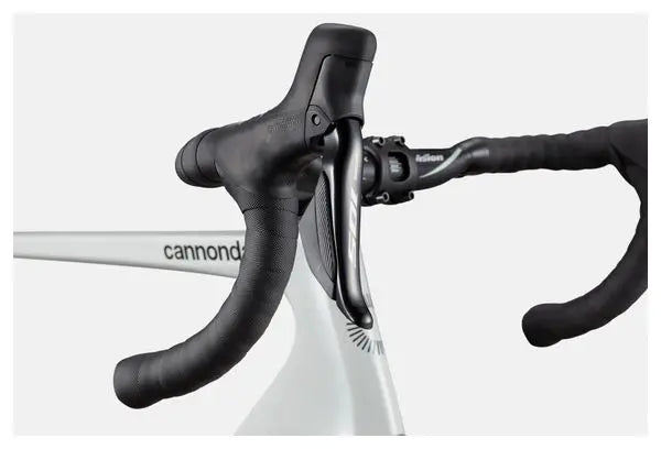 Vélo de Route Cannondale SuperSix Evo 3 Shimano 105 Di2 12V 700 mm Gris Craie JARDINS LOISIRS
