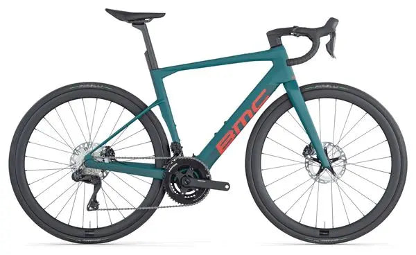 Vélo de Route Électrique BMC Roadmachine 01 AMP One Shimano Ultegra Di2 12V 360 Wh 700 mm Vert JARDINS LOISIRS