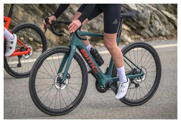 Vélo de Route Électrique BMC Roadmachine 01 AMP One Shimano Ultegra Di2 12V 360 Wh 700 mm Vert JARDINS LOISIRS