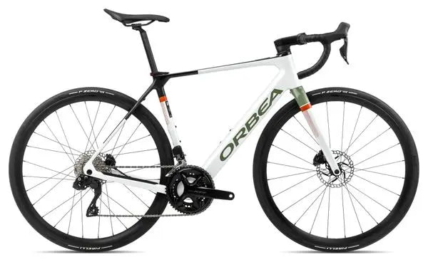 Vélo de Route Électrique Orbea Gain M30i Shimano 105 Di2 12V 350 Wh 700 mm Blanc Chic 2024 JARDINS LOISIRS