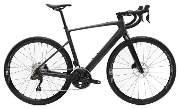 Vélo de Route Éléctrique Van Rysel E-EDR CF II Shimano 105 Di2 Vert Kaki 2025 JARDINS LOISIRS