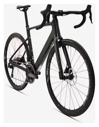 Vélo de Route Éléctrique Van Rysel E-EDR CF II Shimano 105 Di2 Vert Kaki 2025 JARDINS LOISIRS