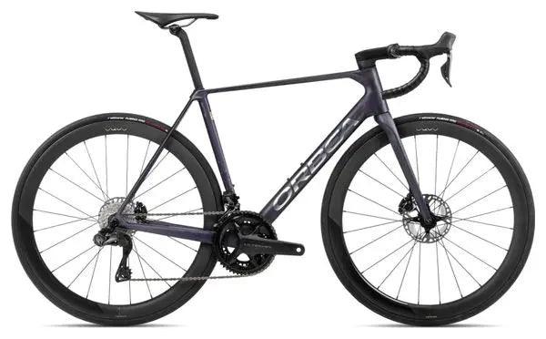Vélo de Route Orbea Orca M20iLTD Shimano Ultegra Di2 12V 700 mm Bleu Violet Tanzanite Carbon Raw 2024 JARDINS LOISIRS