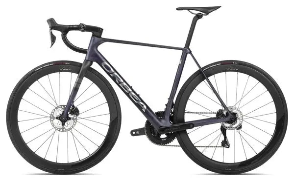 Vélo de Route Orbea Orca M20iLTD Shimano Ultegra Di2 12V 700 mm Bleu Violet Tanzanite Carbon Raw 2024 JARDINS LOISIRS