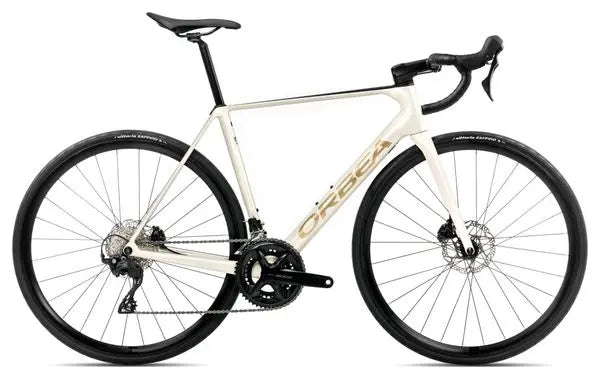 Vélo de Route Orbea Orca M30 Shimano 105 12V 700 mm Blanc Ivory 2025 JARDINS LOISIRS