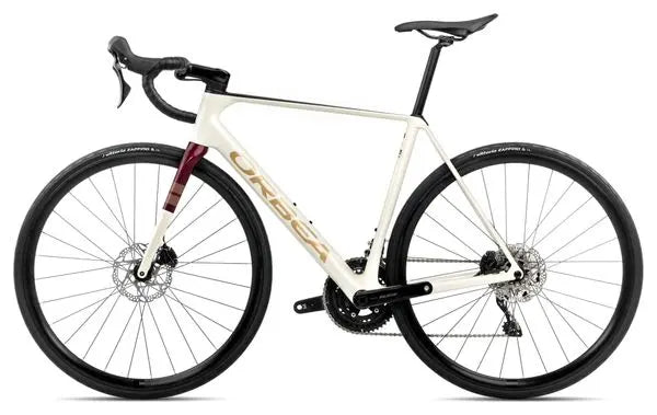 Vélo de Route Orbea Orca M30 Shimano 105 12V 700 mm Blanc Ivory 2025 JARDINS LOISIRS