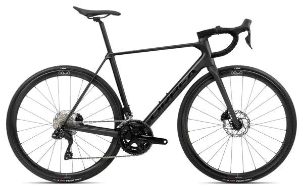 Vélo de Route Orbea Orca M35i Shimano 105 Di2 12V 700 mm Gris Noir Vulcano 2024 JARDINS LOISIRS