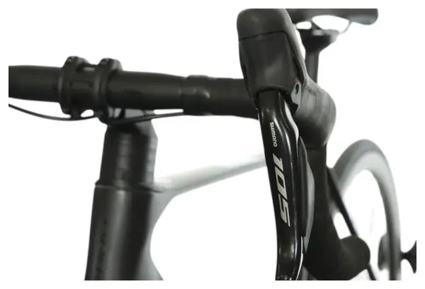 Vélo de Route Orbea Orca M35i Shimano 105 Di2 12V 700 mm Gris Noir Vulcano 2024 JARDINS LOISIRS