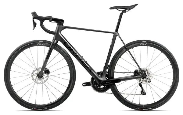 Vélo de Route Orbea Orca M35i Shimano 105 Di2 12V 700 mm Gris Noir Vulcano 2025 JARDINS LOISIRS