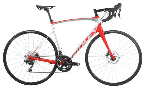 Vélo de Route Ridley Fenix SL Disc Shimano Ultegra 11V 700 mm Argent Rouge JARDINS LOISIRS