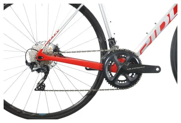 Vélo de Route Ridley Fenix SL Disc Shimano Ultegra 11V 700 mm Argent Rouge JARDINS LOISIRS