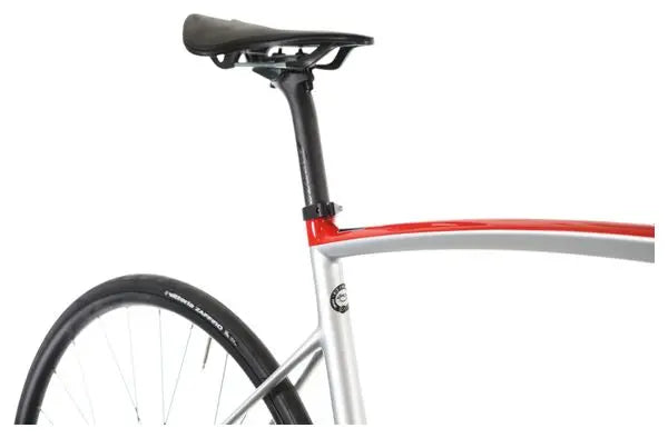 Vélo de Route Ridley Fenix SL Disc Shimano Ultegra 11V 700 mm Argent Rouge JARDINS LOISIRS