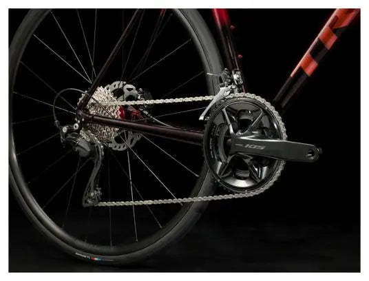 Vélo de Route Trek Émonda ALR 5 Shimano 105 12V 700 mm Rouge Noir 2024 JARDINS LOISIRS