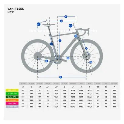 Vélo de Route Van Rysel NCR CF Shimano 105 12V 700mm Gris JARDINS LOISIRS