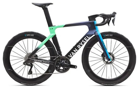 Vélo de Route Van Rysel RCR-F Pro Shimano Dura-Ace Di2 12V 700 mm Bleu Decathlon AG2R La Mondiale 2025 JARDINS LOISIRS