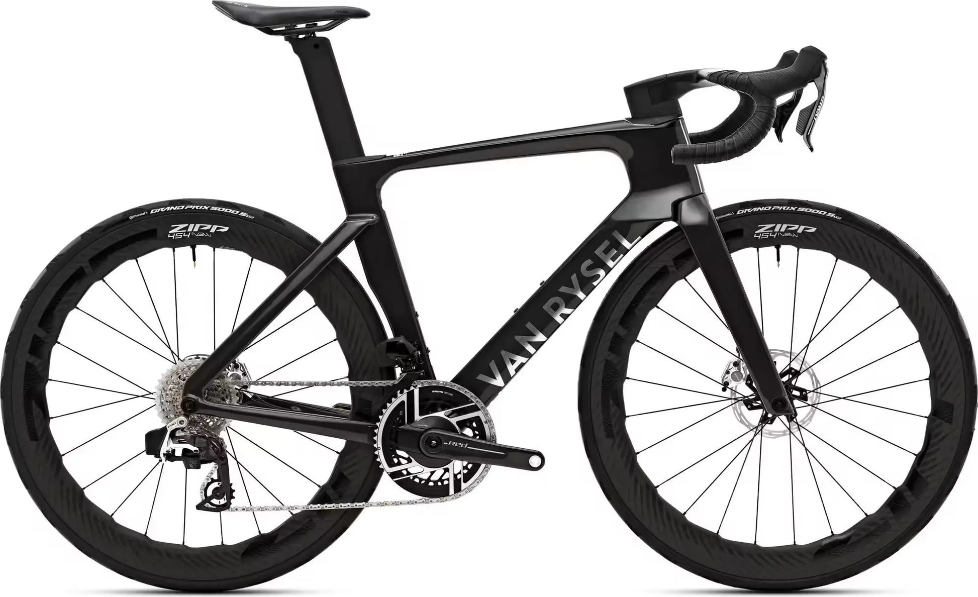 Vélo de Route Van Rysel RCR-F Pro Sram Red AXS 12V 700 mm Noir Carbon Raw Signature 2025 JARDINS LOISIRS