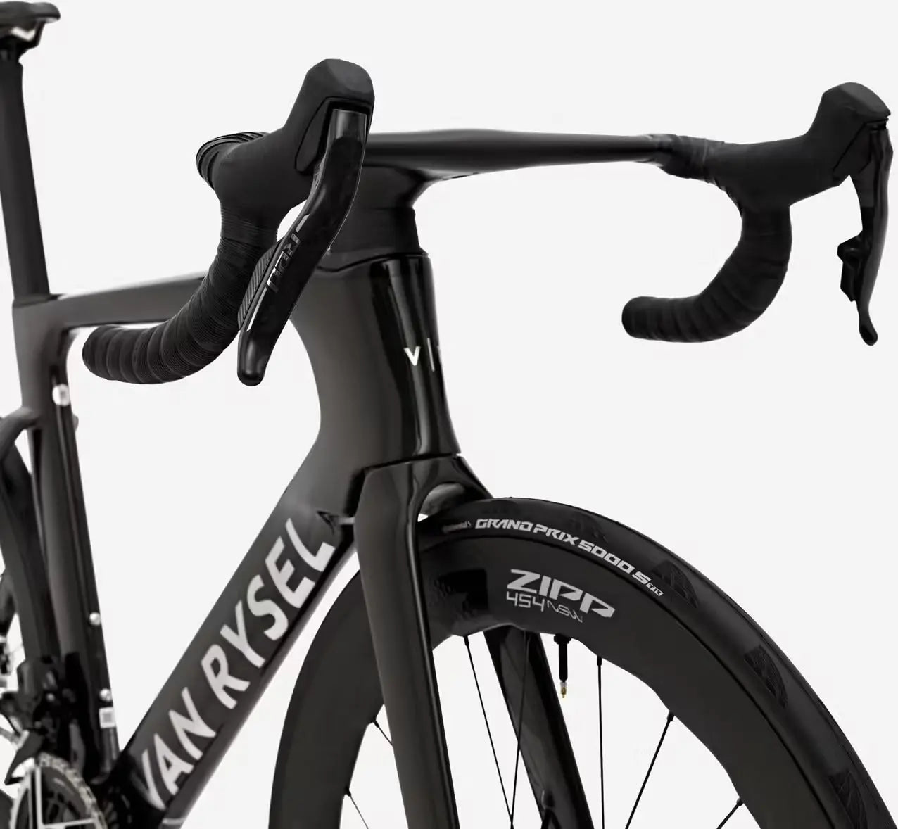 Vélo de Route Van Rysel RCR-F Pro Sram Red AXS 12V 700 mm Noir Carbon Raw Signature 2025 JARDINS LOISIRS