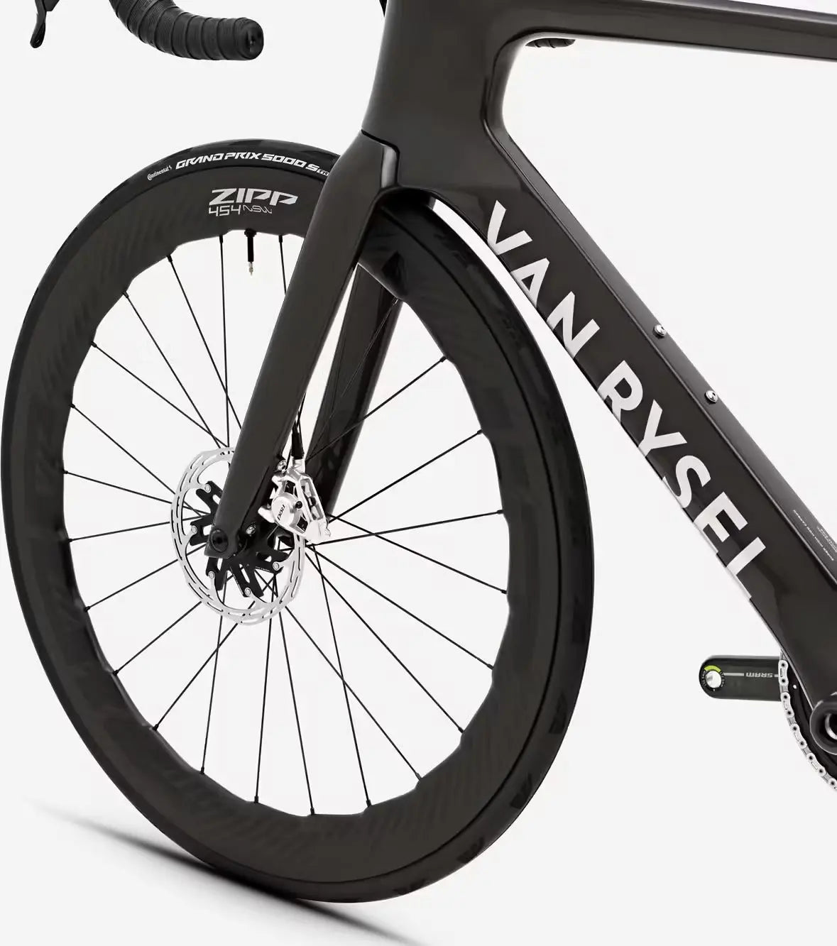 Vélo de Route Van Rysel RCR-F Pro Sram Red AXS 12V 700 mm Noir Carbon Raw Signature 2025 JARDINS LOISIRS