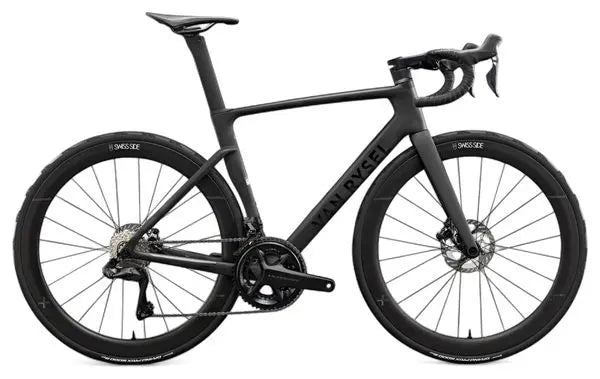 Vélo de Route Van Rysel RCR Pro Shimano Ultegra Di2 12V 700 mm Noir Carbon Raw 2025 JARDINS LOISIRS