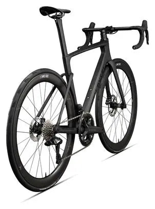 Vélo de Route Van Rysel RCR Pro Shimano Ultegra Di2 12V 700 mm Noir Carbon Raw 2025 JARDINS LOISIRS