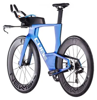 Vélo de Triathlon Cube Aerium C:68X SLT Shimano Dura-Ace Di2 12V 700 mm Bleu Nebula 2025 JARDINS LOISIRS