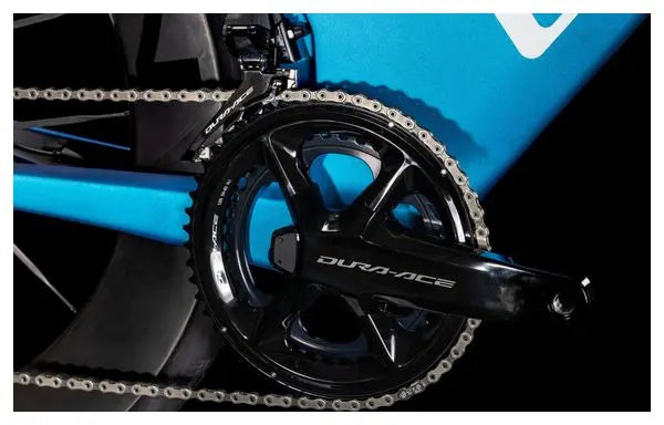 Vélo de Triathlon Cube Aerium C:68X SLT Shimano Dura-Ace Di2 12V 700 mm Bleu Nebula 2025 JARDINS LOISIRS