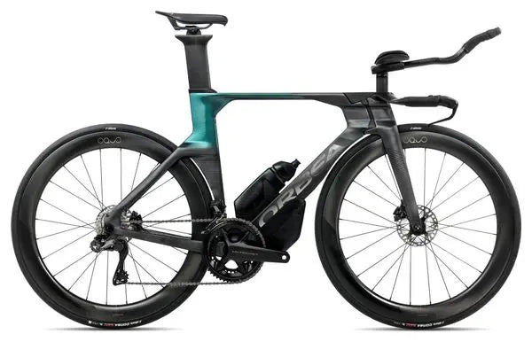 Vélo de Triathlon Orbea Ordu M20iLTD Shimano Ultegra Di2 12V 700 mm Gris Diamond Carbon View Vert Evasion 2025 JARDINS LOISIRS