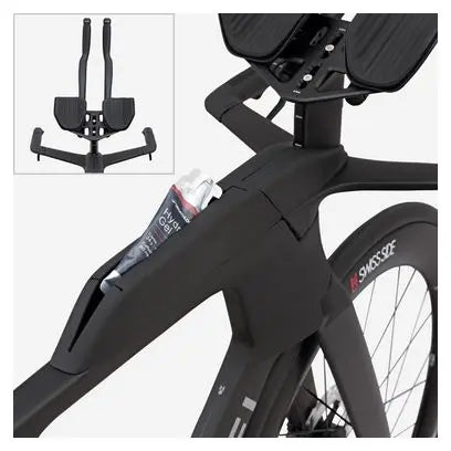 Vélo de Triathlon Van Rysel XCR Tri Shimano Ultegra Di2 12V 700 mm Noir Carbon Raw 2025 JARDINS LOISIRS