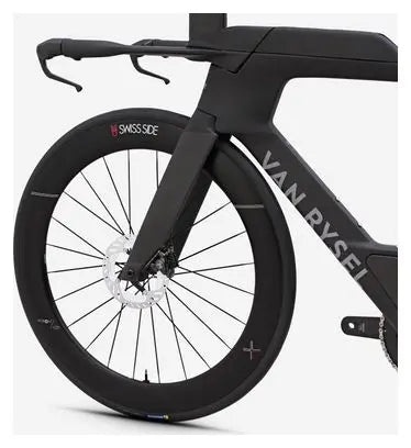 Vélo de Triathlon Van Rysel XCR Tri Shimano Ultegra Di2 12V 700 mm Noir Carbon Raw 2025 JARDINS LOISIRS
