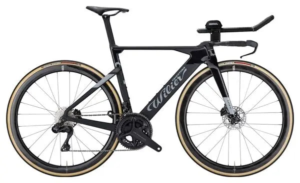 Vélo de Triathlon Wilier Triestina Turbine SLR Shimano Ultegra Di2 12V 700 mm Noir 2024 JARDINS LOISIRS