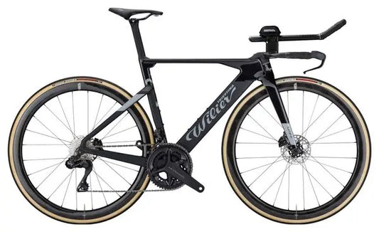 Vélo de Triathlon Wilier Triestina Turbine SLR Shimano Ultegra Di2 12V 700 mm Noir 2024 JARDINS LOISIRS