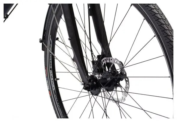 Vélo de Ville Bicyklet Léon Shimano Acera/Altus 8V 700 mm Noir Mat JARDINS LOISIRS