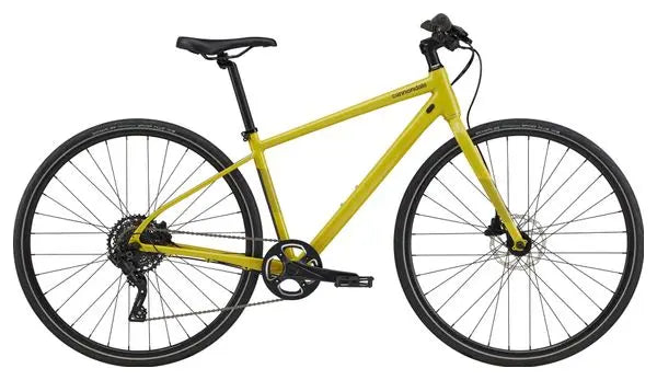 Vélo de Ville Fitness Cannondale Quick 4 MicroShift 9V 700 mm Jaune JARDINS LOISIRS