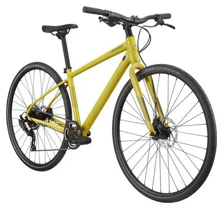Vélo de Ville Fitness Cannondale Quick 4 MicroShift 9V 700 mm Jaune JARDINS LOISIRS