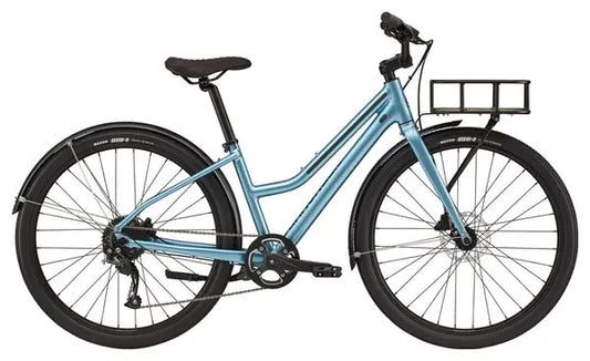 Vélo de Ville Fitness Cannondale Treadwell EQ Remixted Shimano Altus 9V 650b Bleu Alpine JARDINS LOISIRS